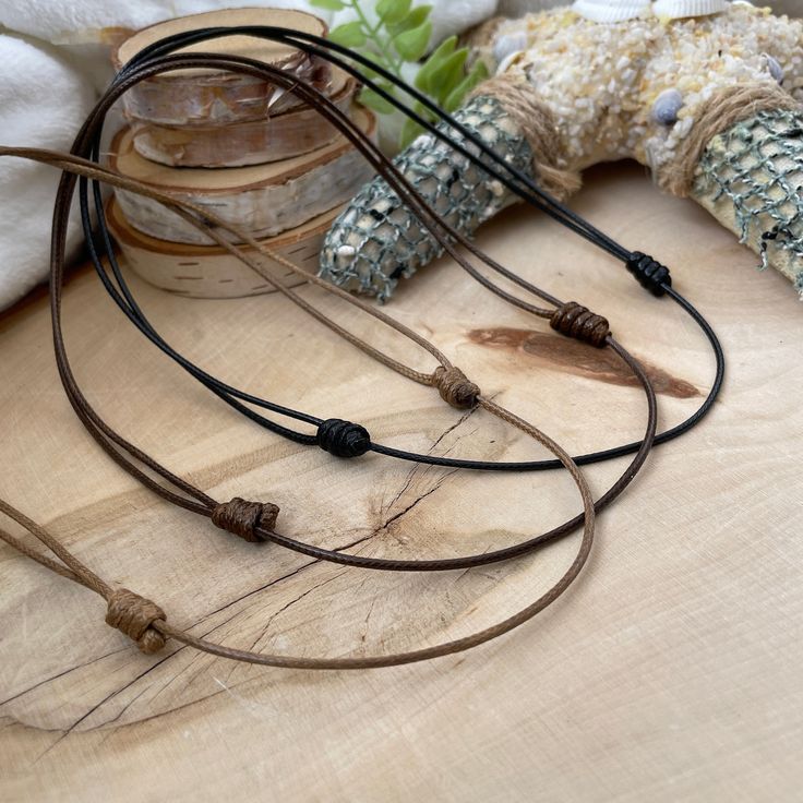 Leather Cord Necklaces
